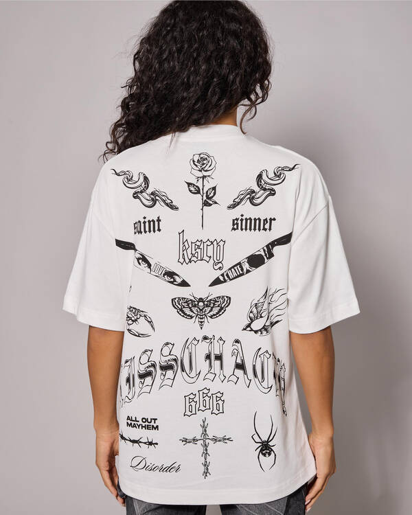 Kiss Chacey Sacrifice Street Oversized T-Shirt for Womens