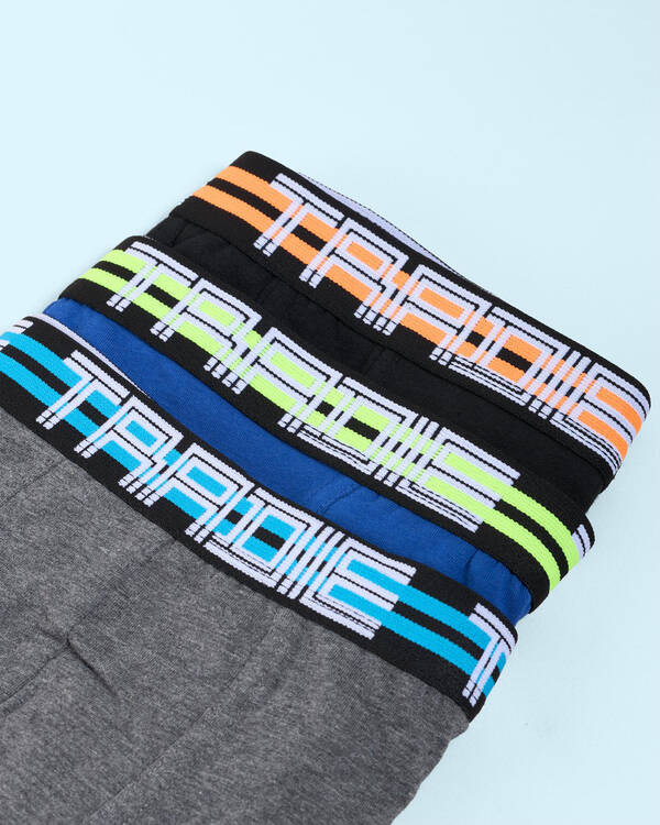 Tradie Boys' 3 Pack Fitted Trunks for Mens