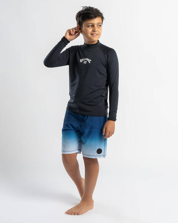 Billabong Boys' All Day Arch Long Sleeve Rash Vest for Mens
