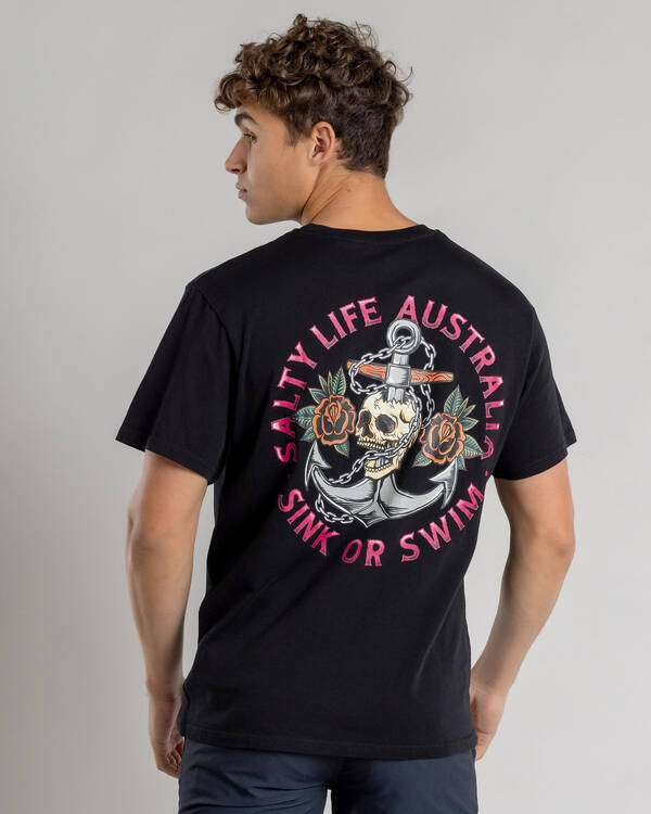 Salty Life Sink or Swim T-Shirt for Mens