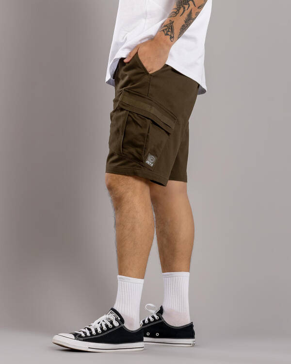 Jacks Edition Elastic Waist Shorts for Mens