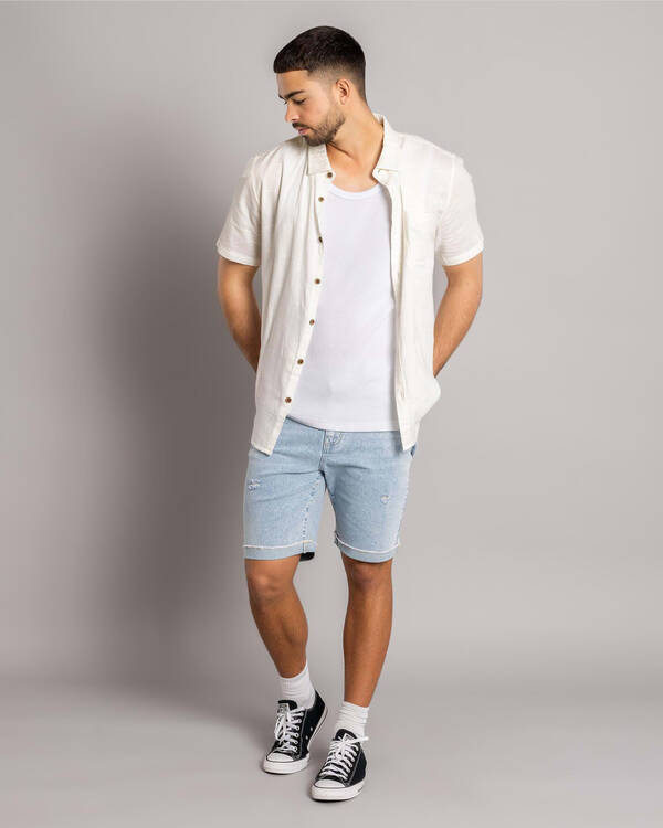 Skylark Tension Short Sleeve Shirt for Mens