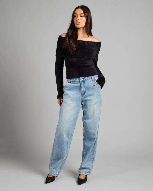 Ava And Ever Kris Off Shoulder Knit Top for Womens