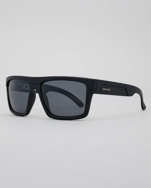 Carve Volley Black Polarised Sunglasses for Mens