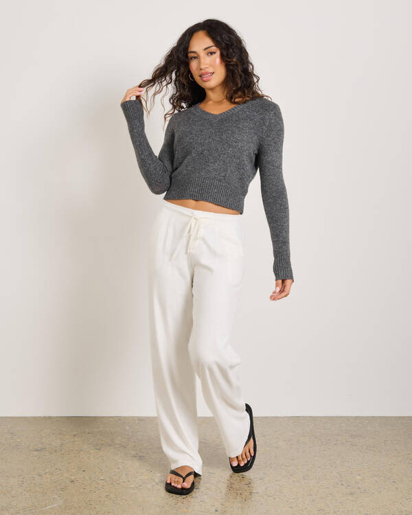 Mooloola PhD V Neck Knit Jumper for Womens