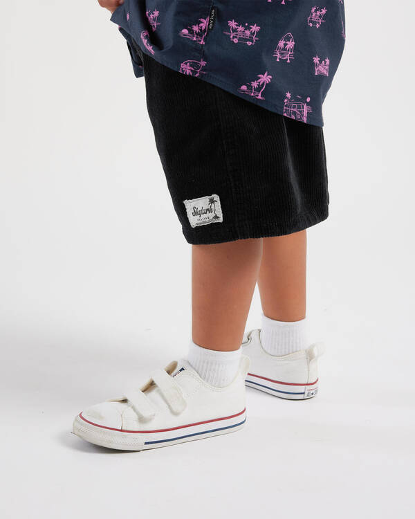 Skylark Toddlers' Cord Elastic Waist Shorts for Mens