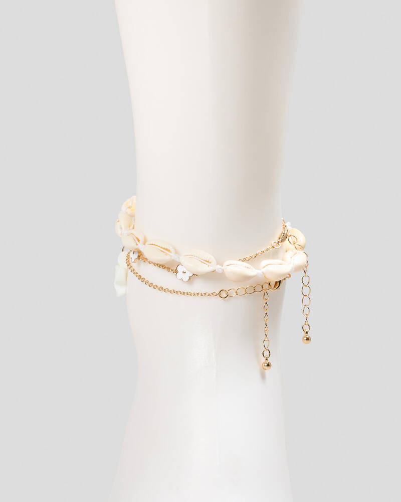 Karyn In LA Pansy Anklet Pack for Womens