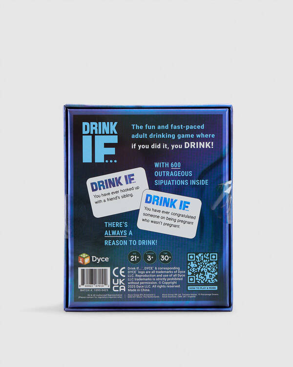 VR Distribution Drink If Card Game for Unisex