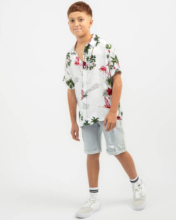 Lucid Boys' Savanna Short Sleeve Shirt for Mens