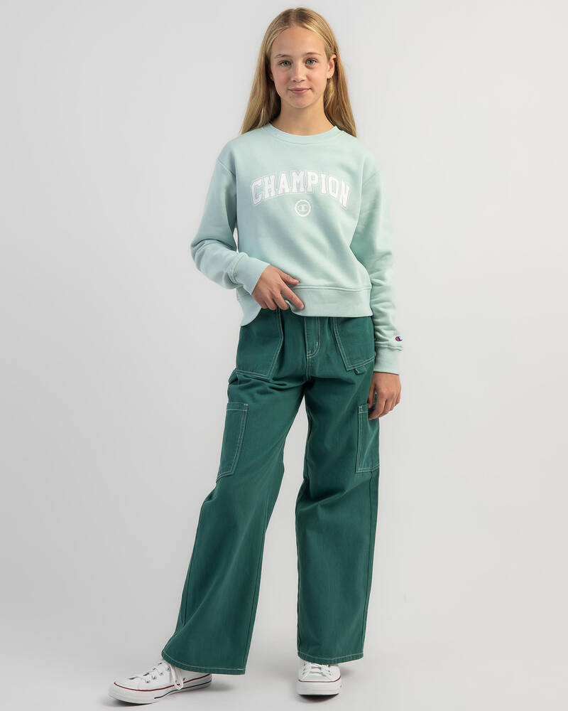 Champion Girls' Sporty Boxy Sweatshirt for Womens