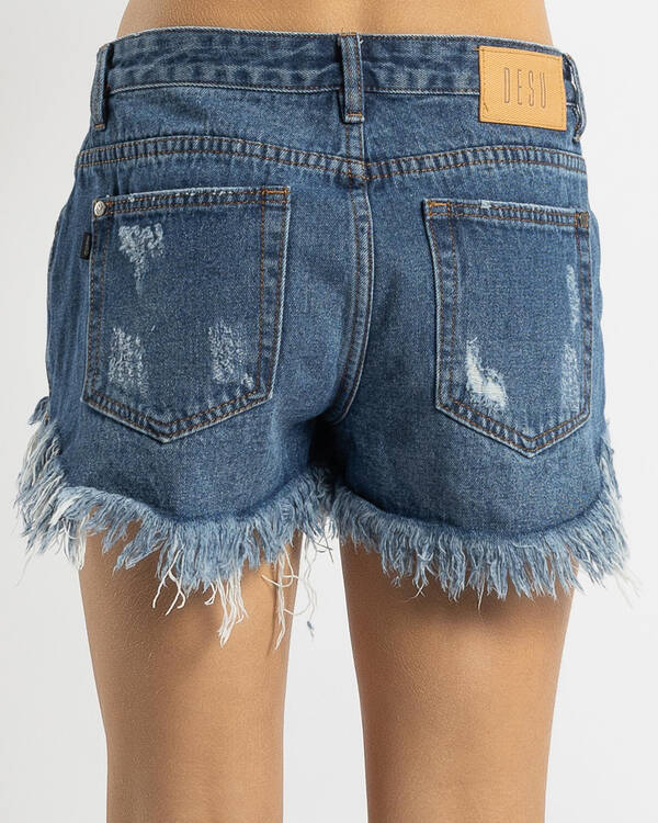 DESU Girls' Cyrus Micro Denim Shorts for Womens