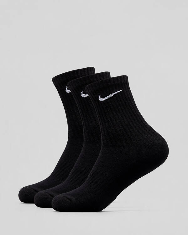 Nike Boys' Perfect Cushion Crew Trail Socks 3 Pack for Mens