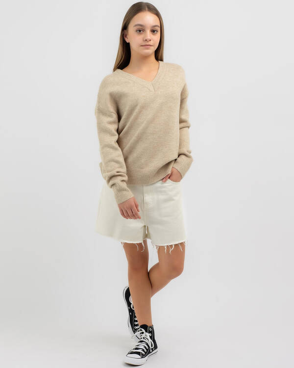 Mooloola Girls' Hopkins V Neck Knit Jumper for Womens