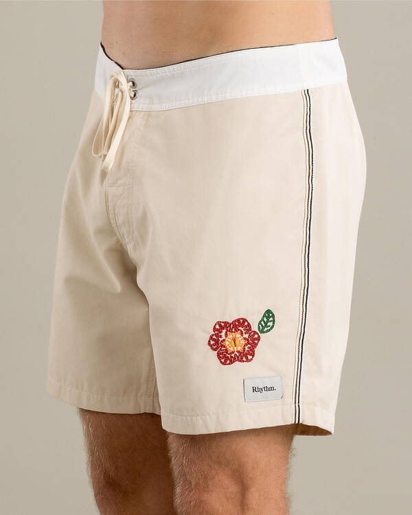 Rhythm Heritage Flower Trunk Board Shorts for Mens