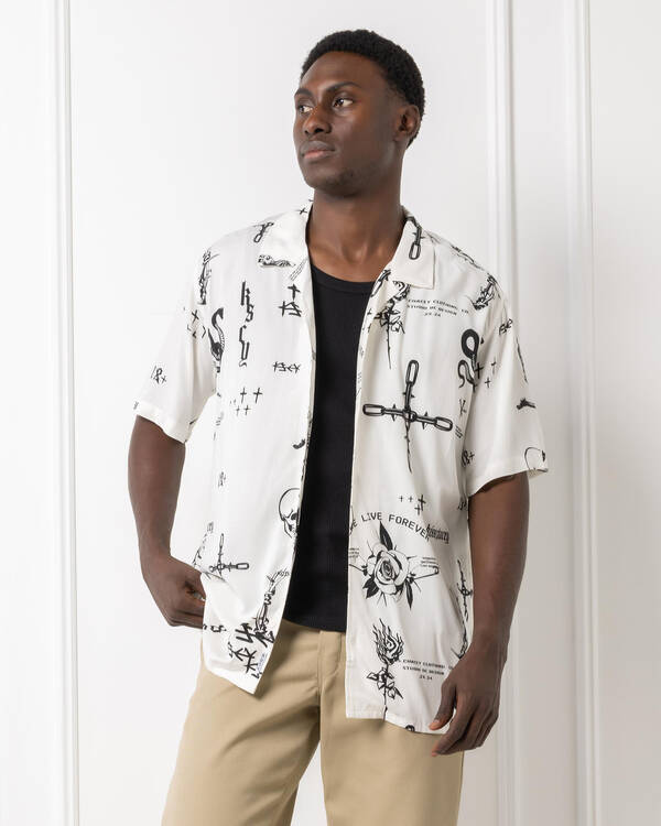 Kiss Chacey The Kiss Relaxed Resort Short Sleeve Shirt for Mens