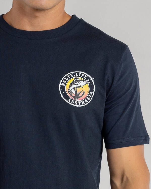 Salty Life Reflections T-Shirt for Mens