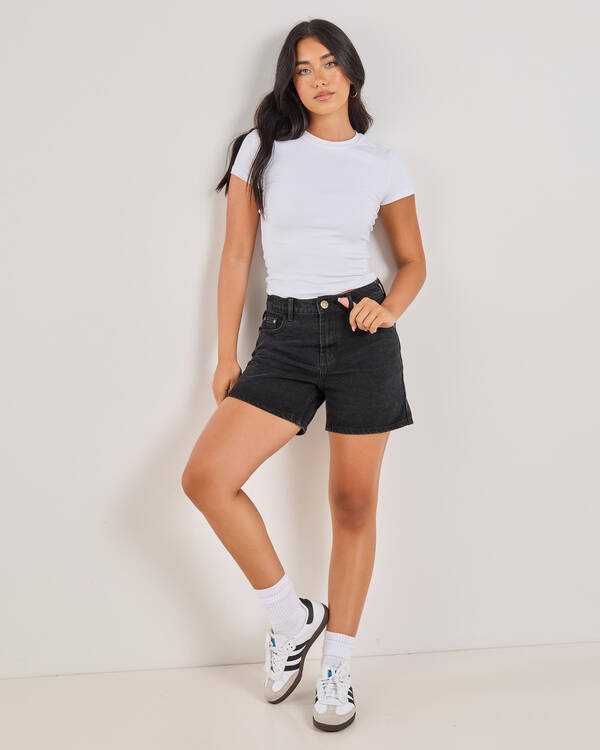 DESU Byron Mid Denim Shorts for Womens