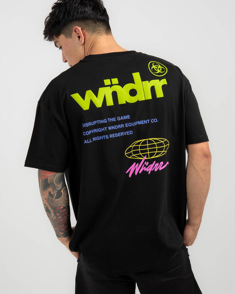 Wndrr Illegible Box Fit T-Shirt for Mens