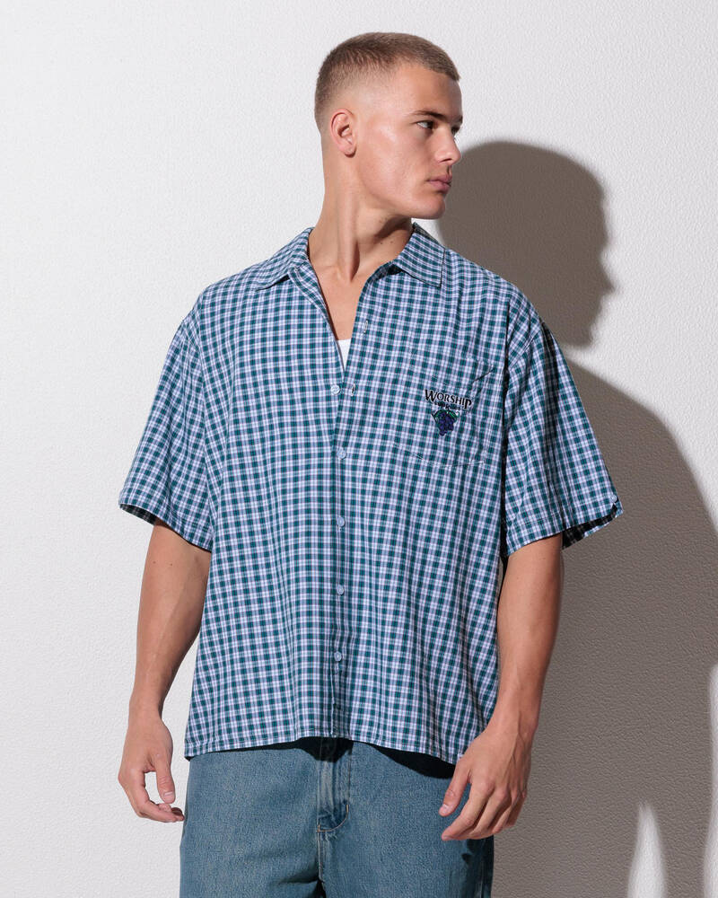 Worship Supplies Satisfaction Short Sleeve Shirt for Mens