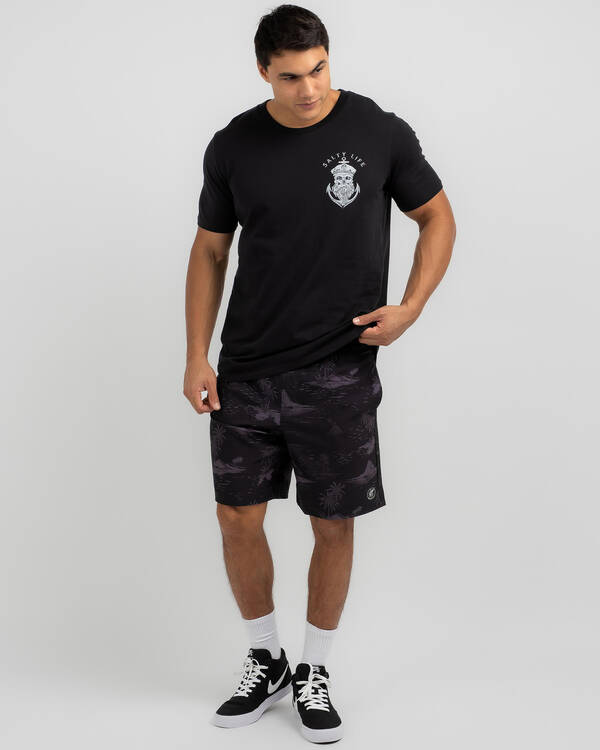 Salty Life Sea Life Board Shorts for Mens