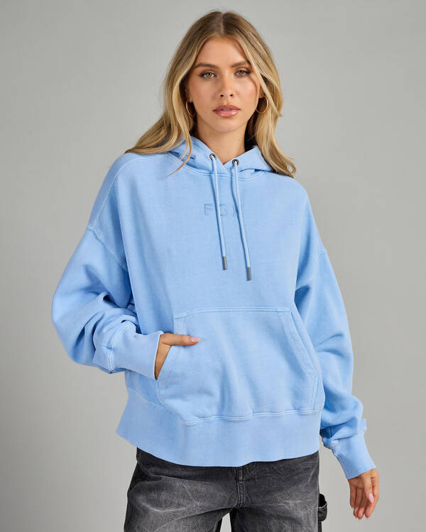 Fox Wordmark Fleece Pullover Hoodie for Womens