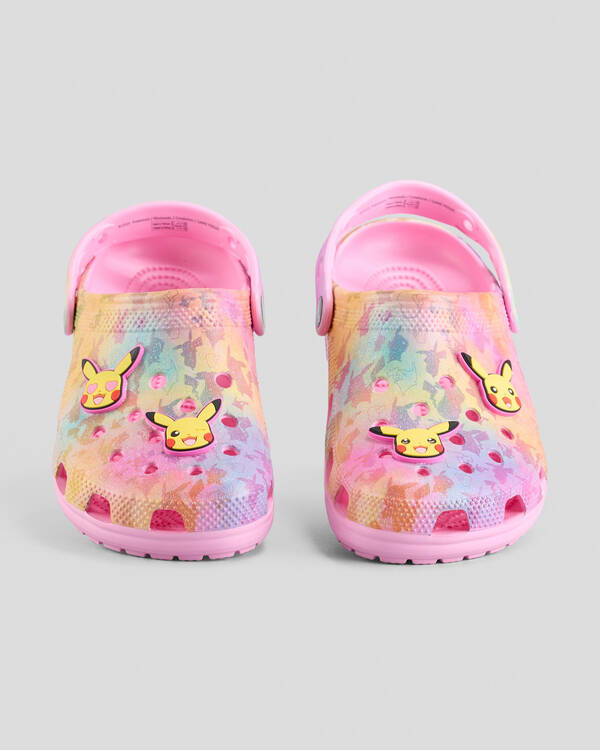 Crocs Kids' Classic Pikachu Clogs for Unisex