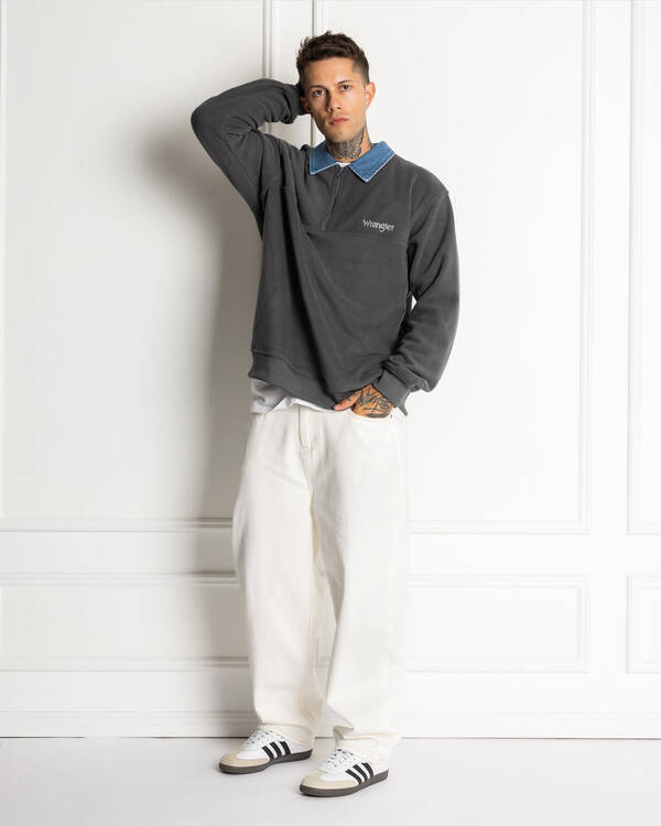 Wrangler Collar Qtr-Zip Polar Fleece for Mens
