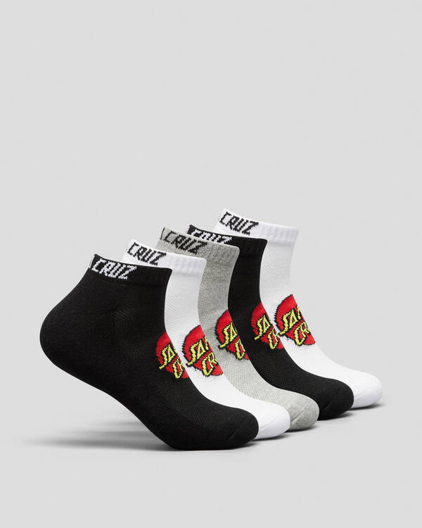 Classic Dot Ankle Socks 5 Pack