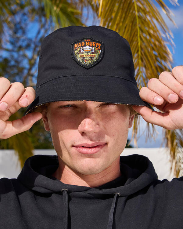 The Mad Hueys The Island Captain Reversible Bucket Hat for Mens