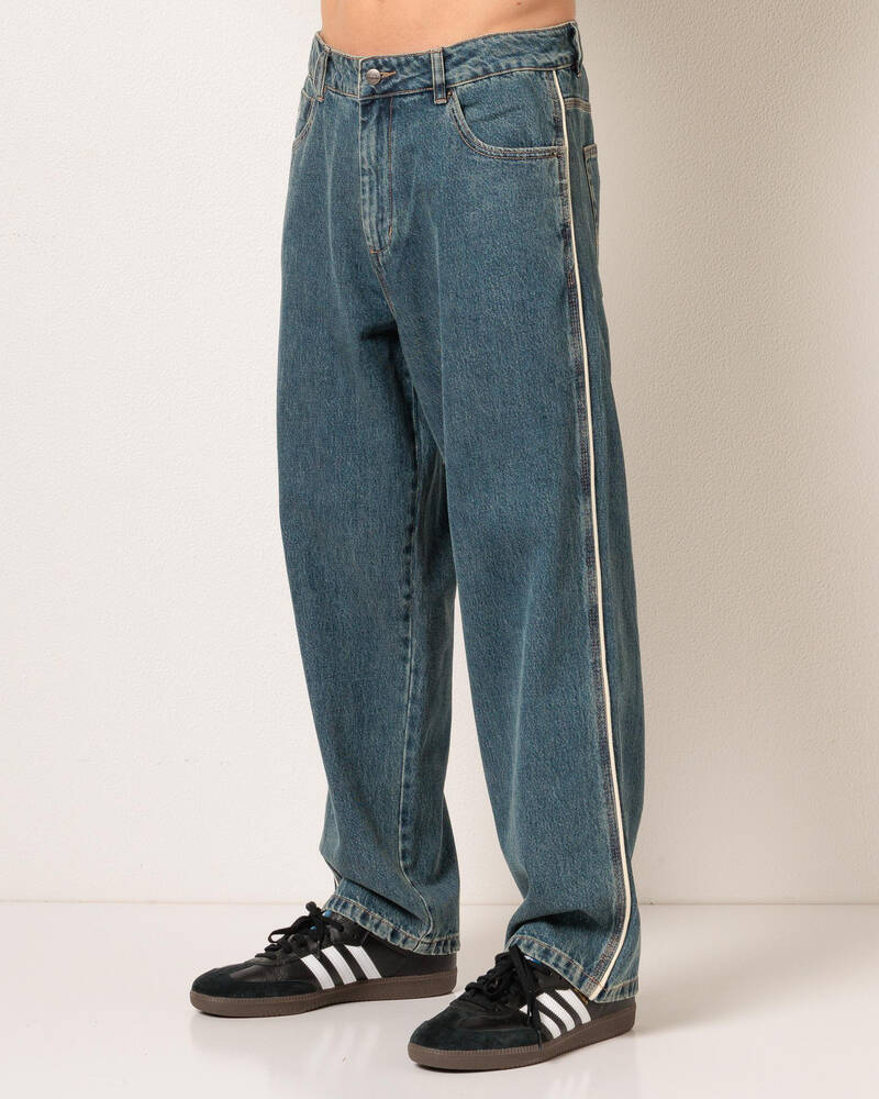 Worship Supplies Piped Big Lounger Jeans for Mens