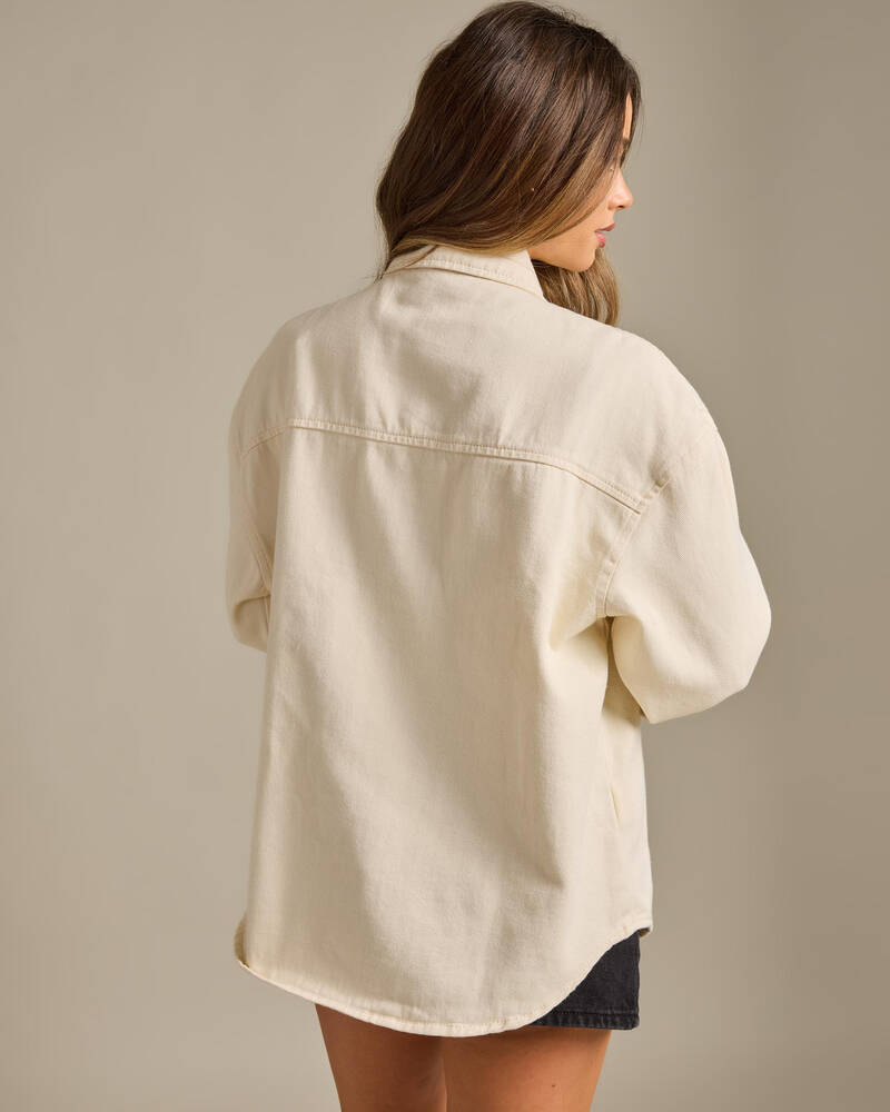 DESU Eden Denim Shacket for Womens
