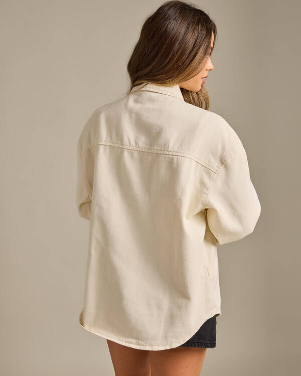 DESU Eden Denim Shacket for Womens