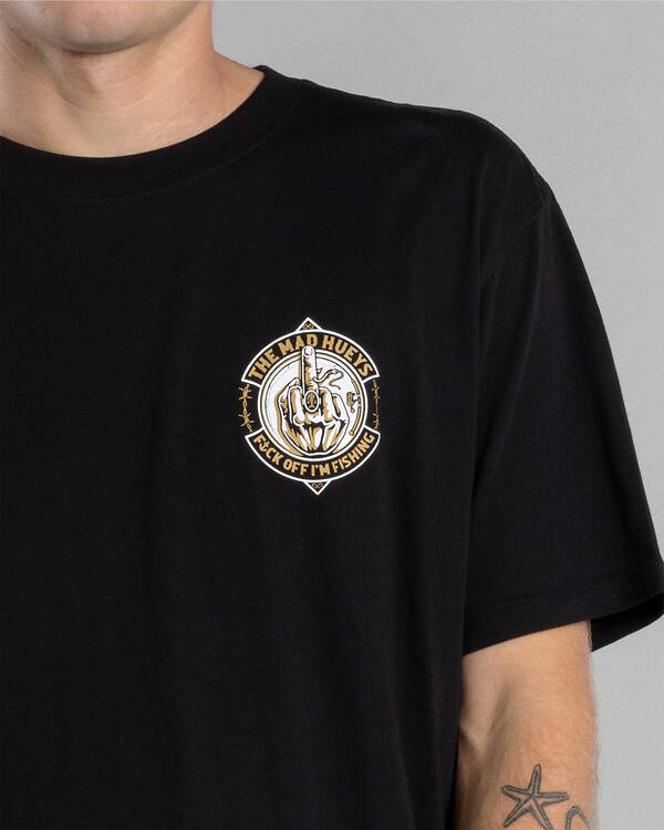 The Mad Hueys FK Off Fish On T-Shirt for Mens