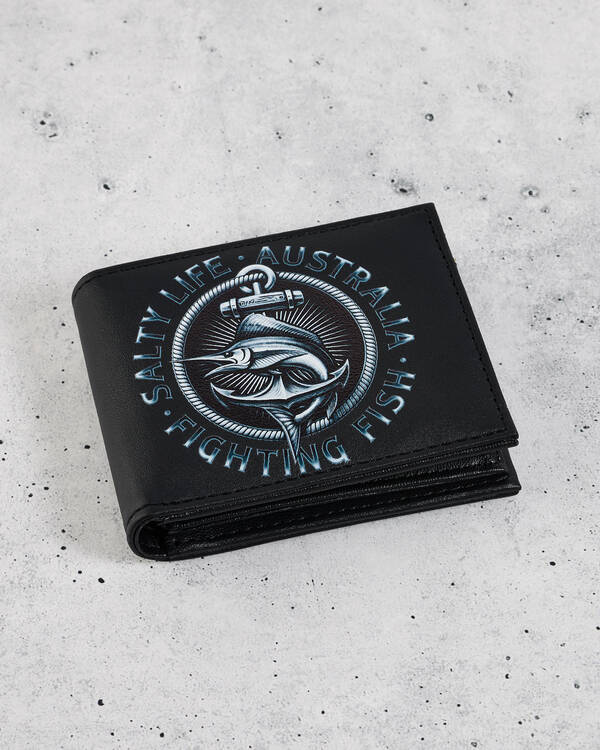 Salty Life Searunner Faux Leather Wallet for Mens
