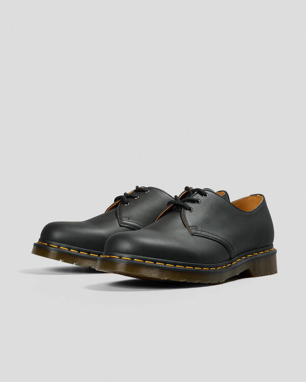 DR MARTENS 1461 3 Eye Shoe Black Nappa for Mens
