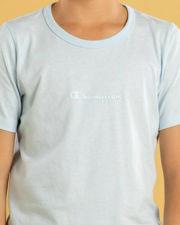 Champion Boys' Tonal Script T-Shirt for Mens