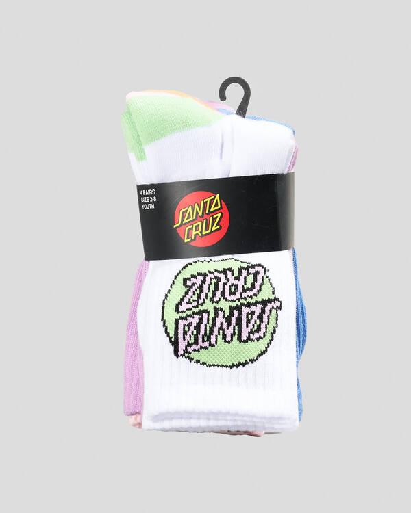 Santa Cruz Girl's Other Dot Crew Sock Pack for Womens