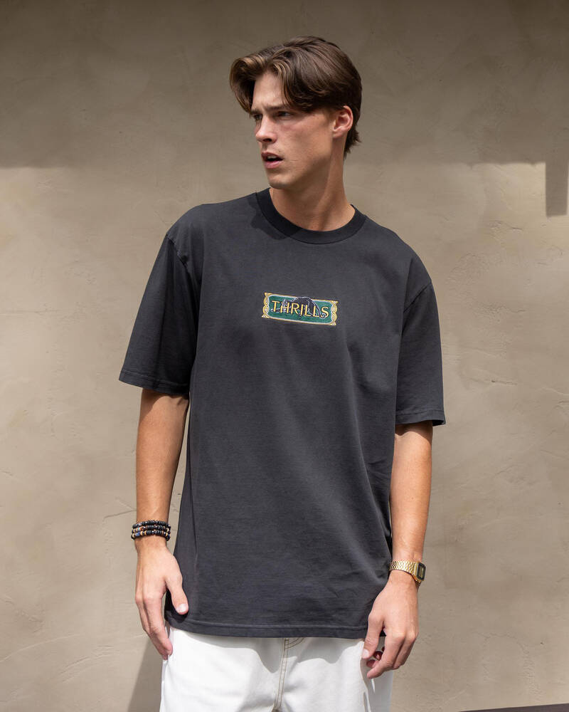 Thrills Behind It All Oversize Fit T-Shirt for Mens