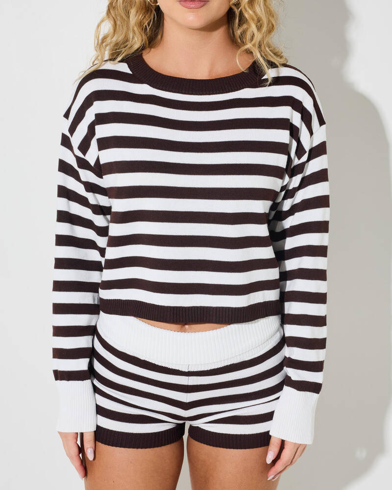 Ava And Ever Malina Long Sleeve Knit Top for Womens