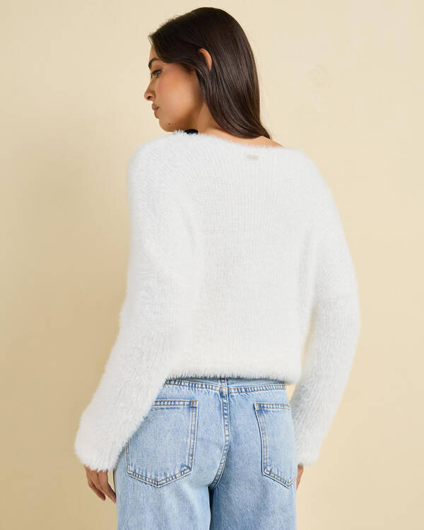 Mooloola Amara V Neck Knit Jumper for Womens