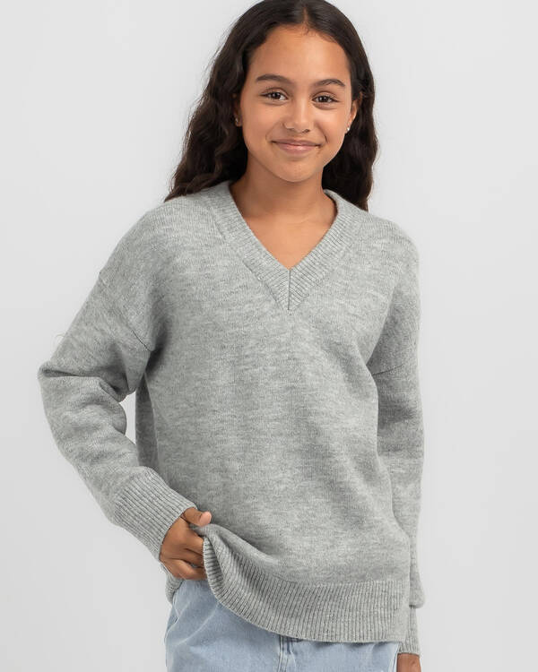 Mooloola Girls' Hopkins V Neck Knit Jumper for Womens