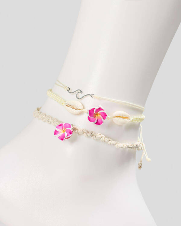 Karyn In LA Frangipani Anklet Pack for Womens