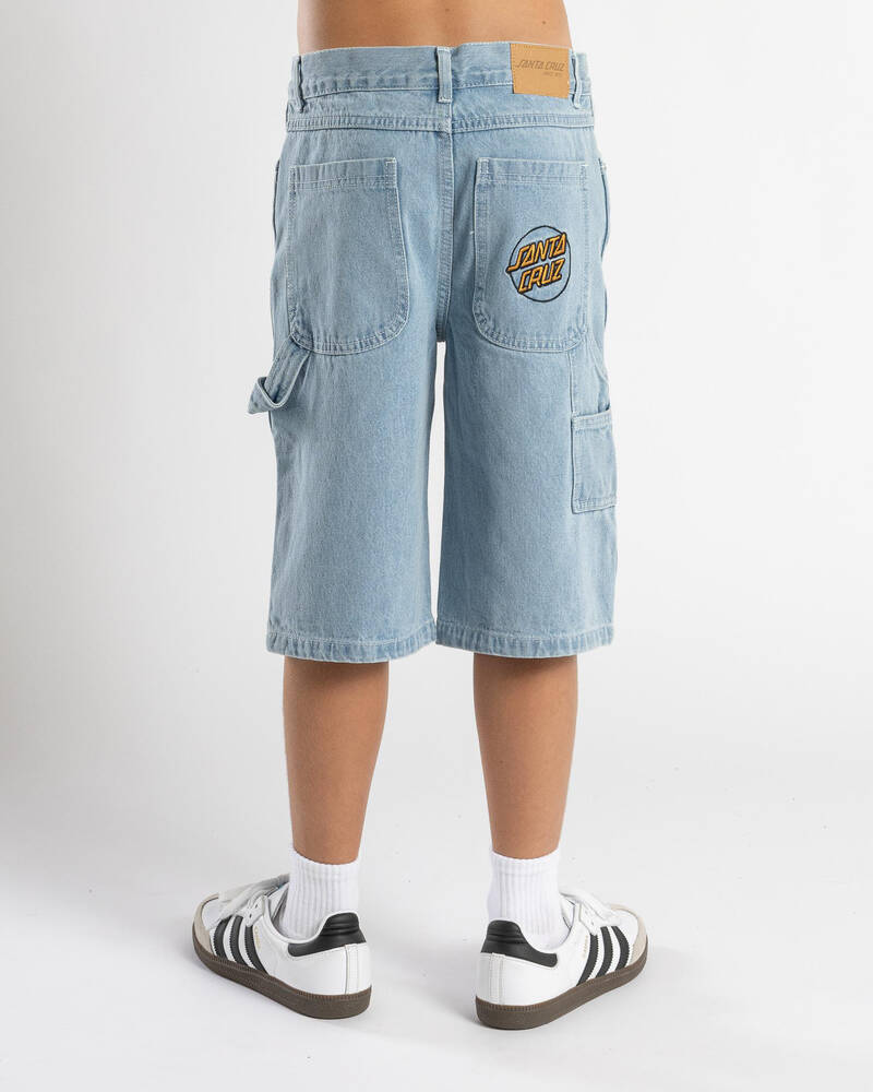 Santa Cruz Boys' Opus Grip Dot Carpenter Shorts for Mens