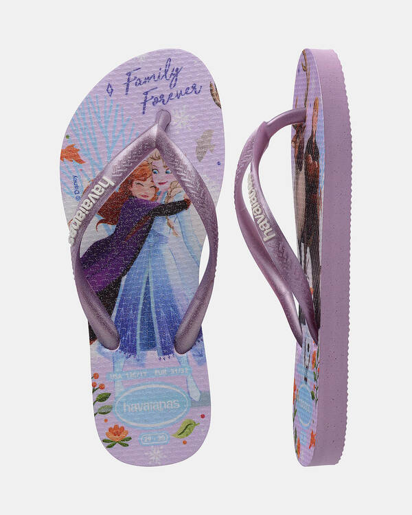 Havaianas Kids' Slim Princess Frozen Thongs for Womens