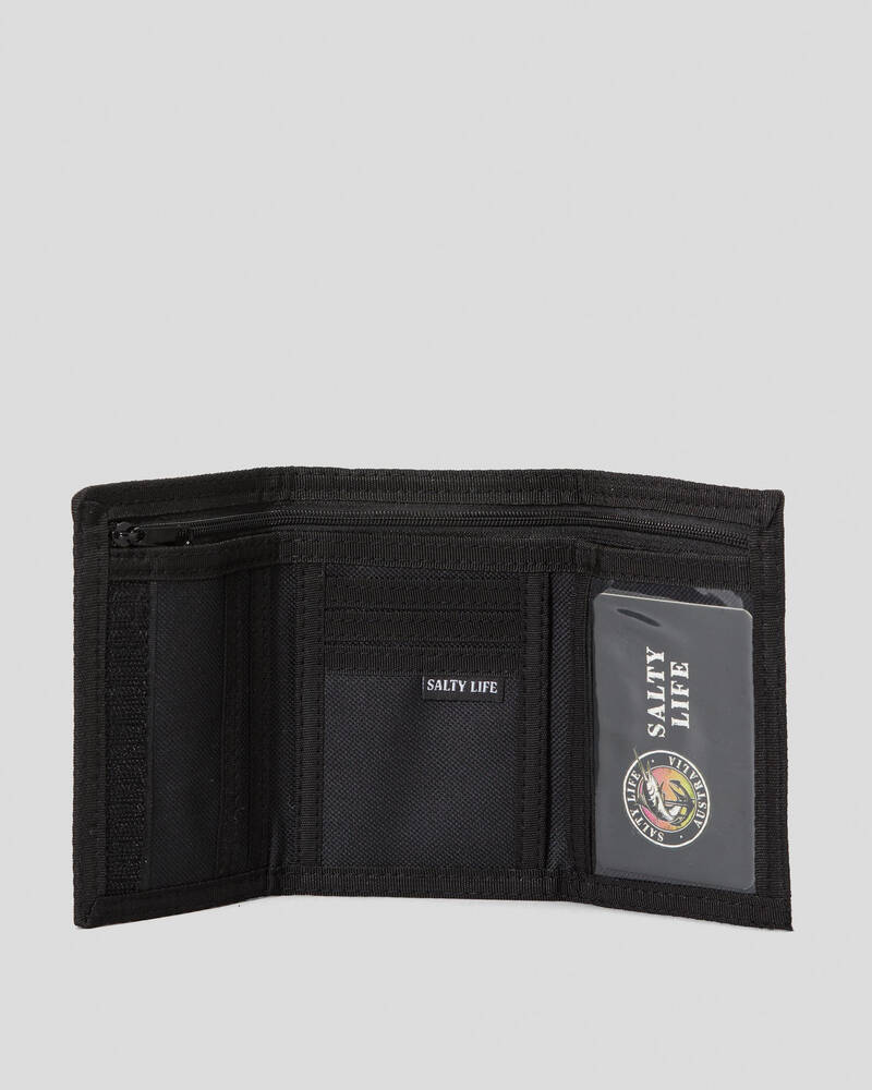 Salty Life Anchors Trifold Wallet for Mens