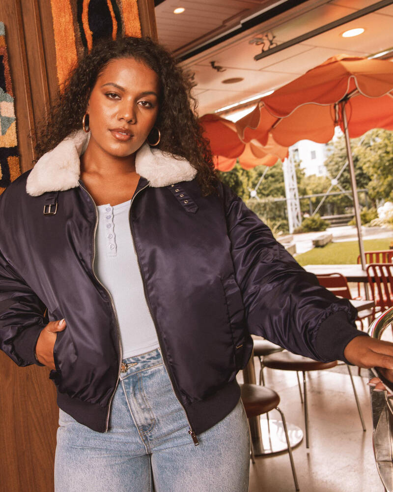 Ava And Ever Malibu Bomber Jacket for Womens