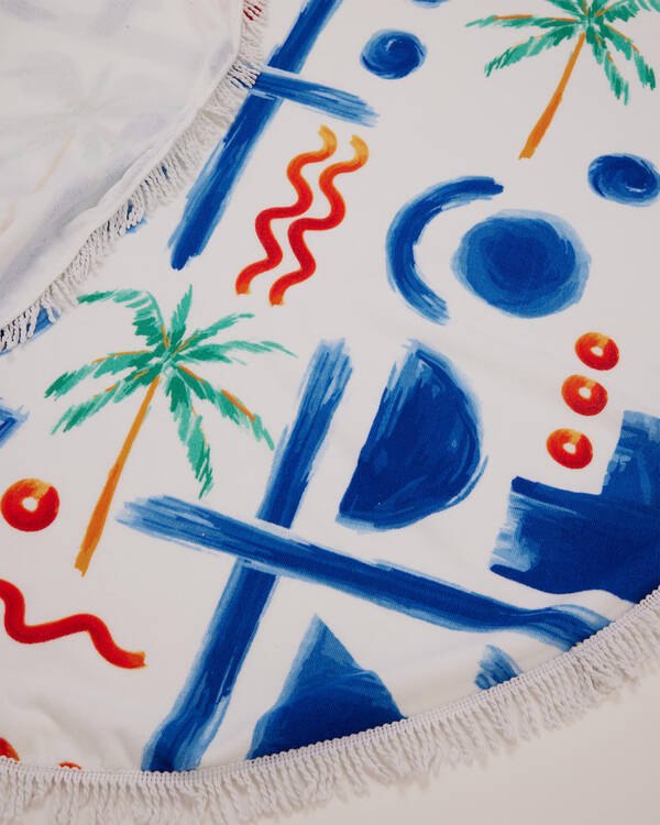 Kaiami Santorini Round Towel for Womens