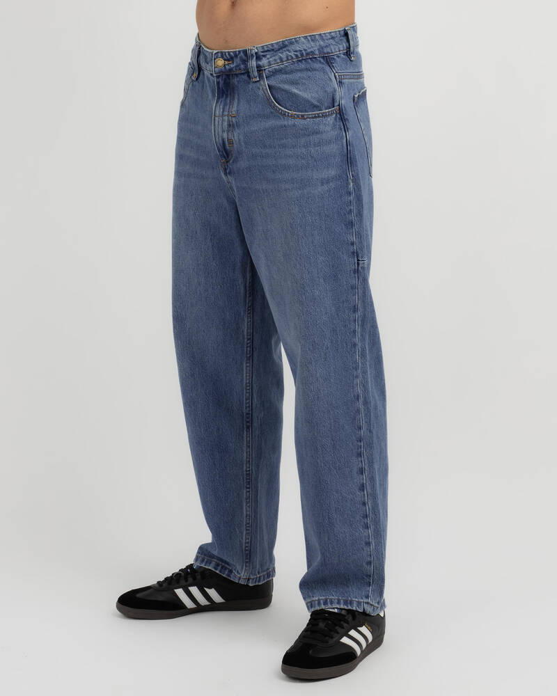 Thrills Big Slacker Denim Jeans for Mens