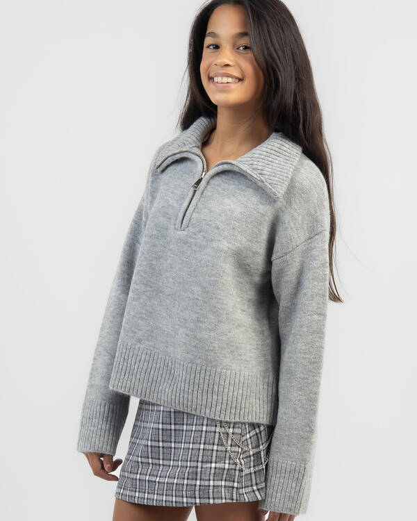 Ava And Ever Girls' Stanford Collared Knit Jumper for Womens