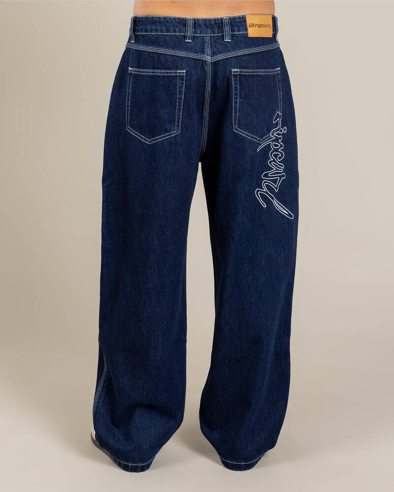 Rip Curl Medina Rip Script Denim Jeans for Mens